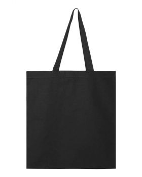 Tote bag -Q-tees-Black-One Size